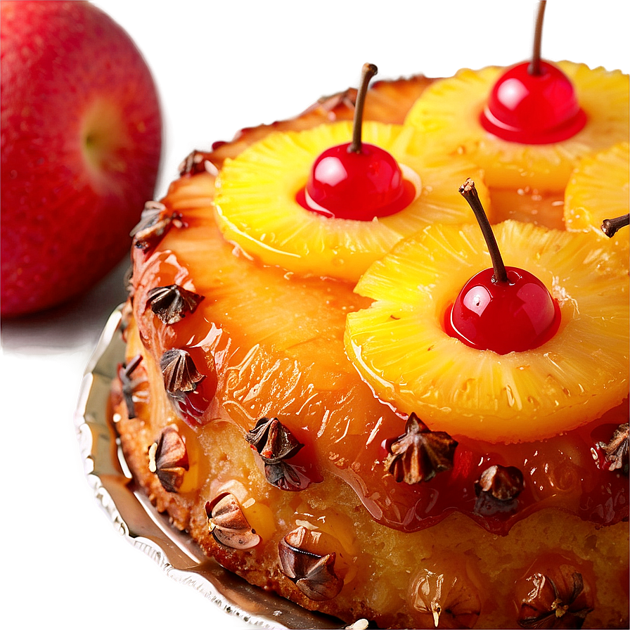 Pineapple Upside Down Cake Png Khd14 PNG
