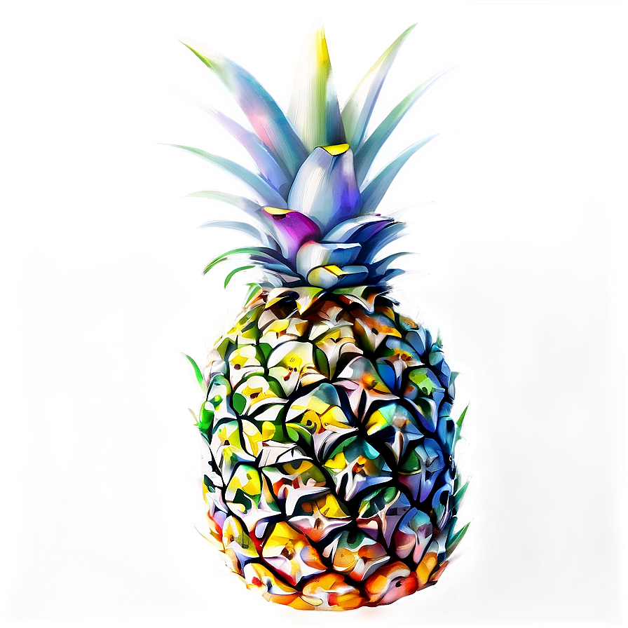 Pineapple Watercolor Png Wkb9 PNG
