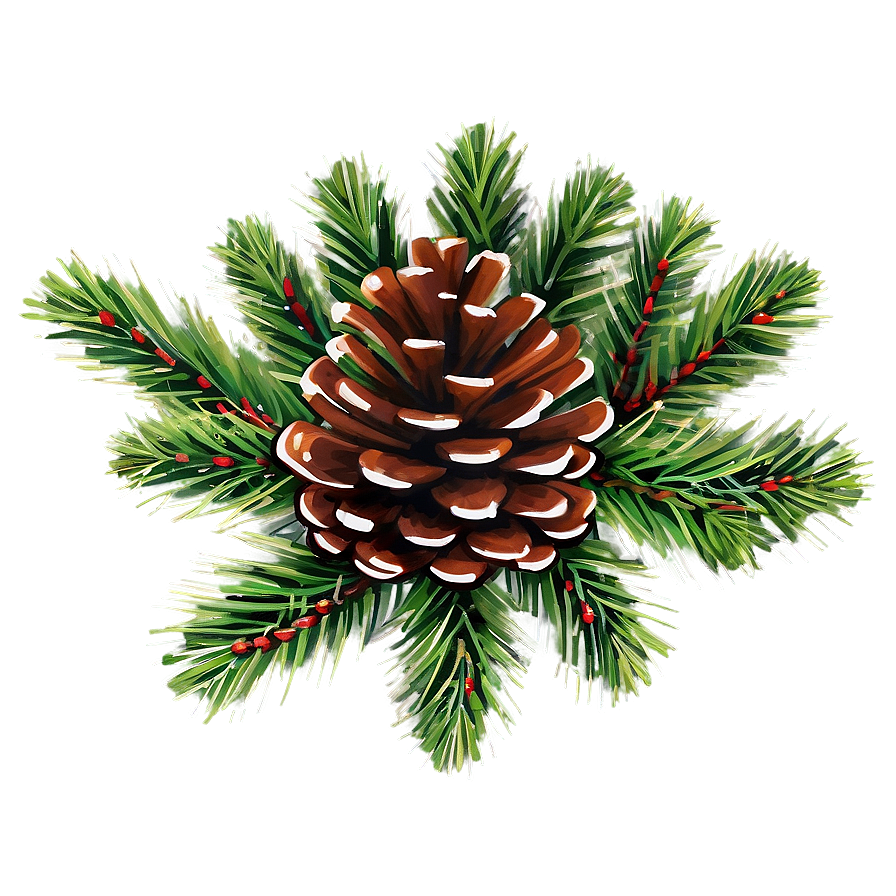 Pinecone Festive Arrangement Png 48 PNG