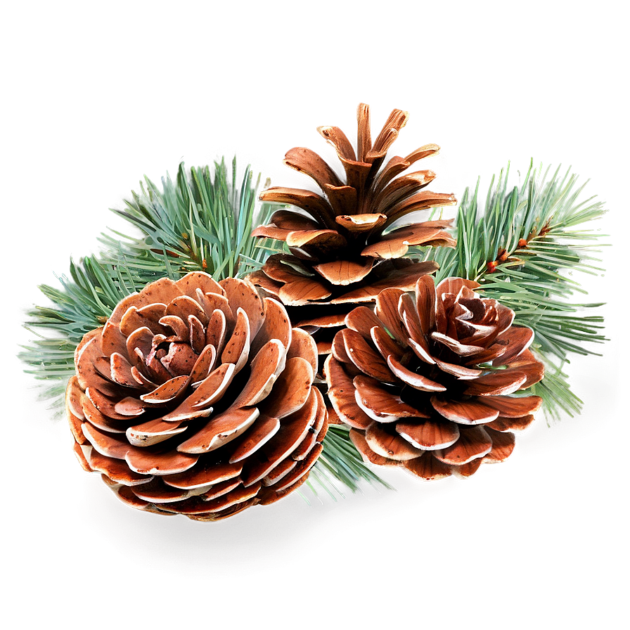 Pinecone Festive Arrangement Png Oek PNG