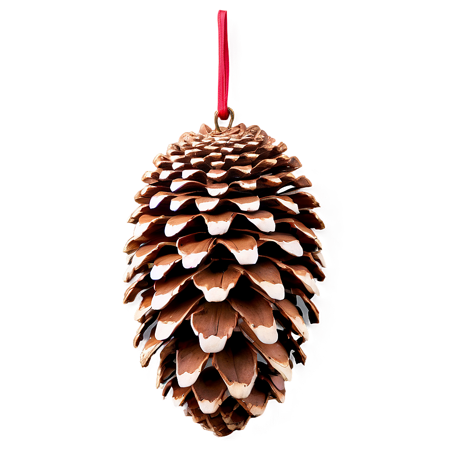 Pinecone Ornament Display Png Tco14 PNG