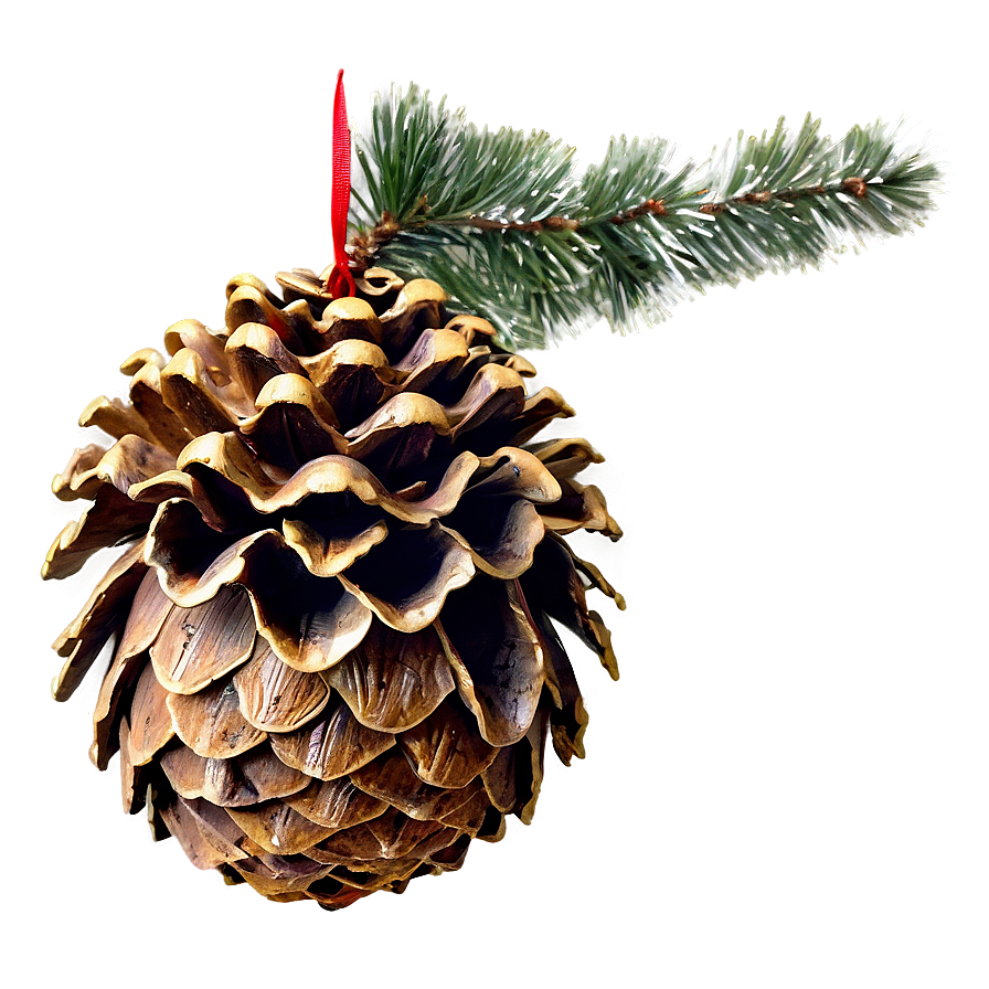 Pinecone Ornament Display Png Tvi74 PNG