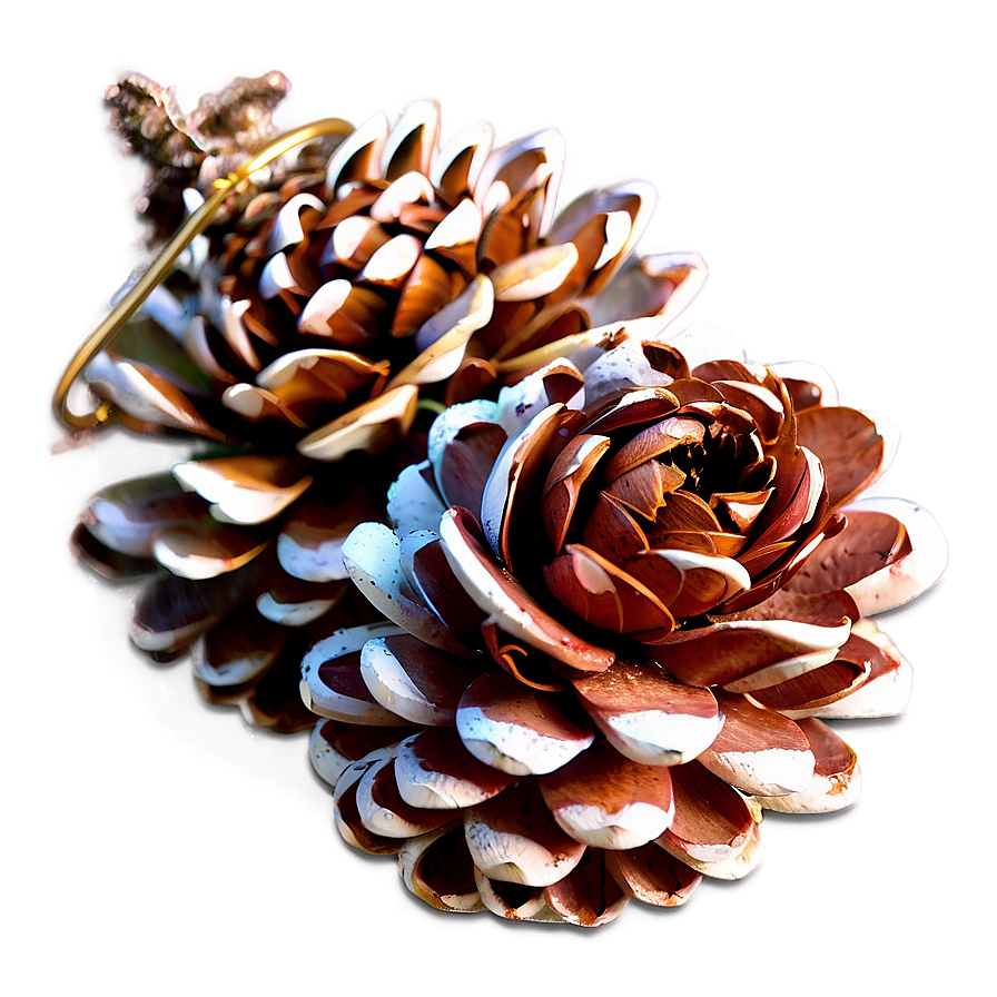 Pinecone Ornament Display Png Wat30 PNG