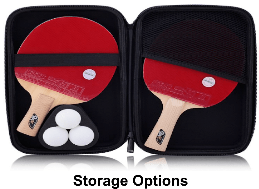 Ping Pong Paddleand Balls Storage Case PNG