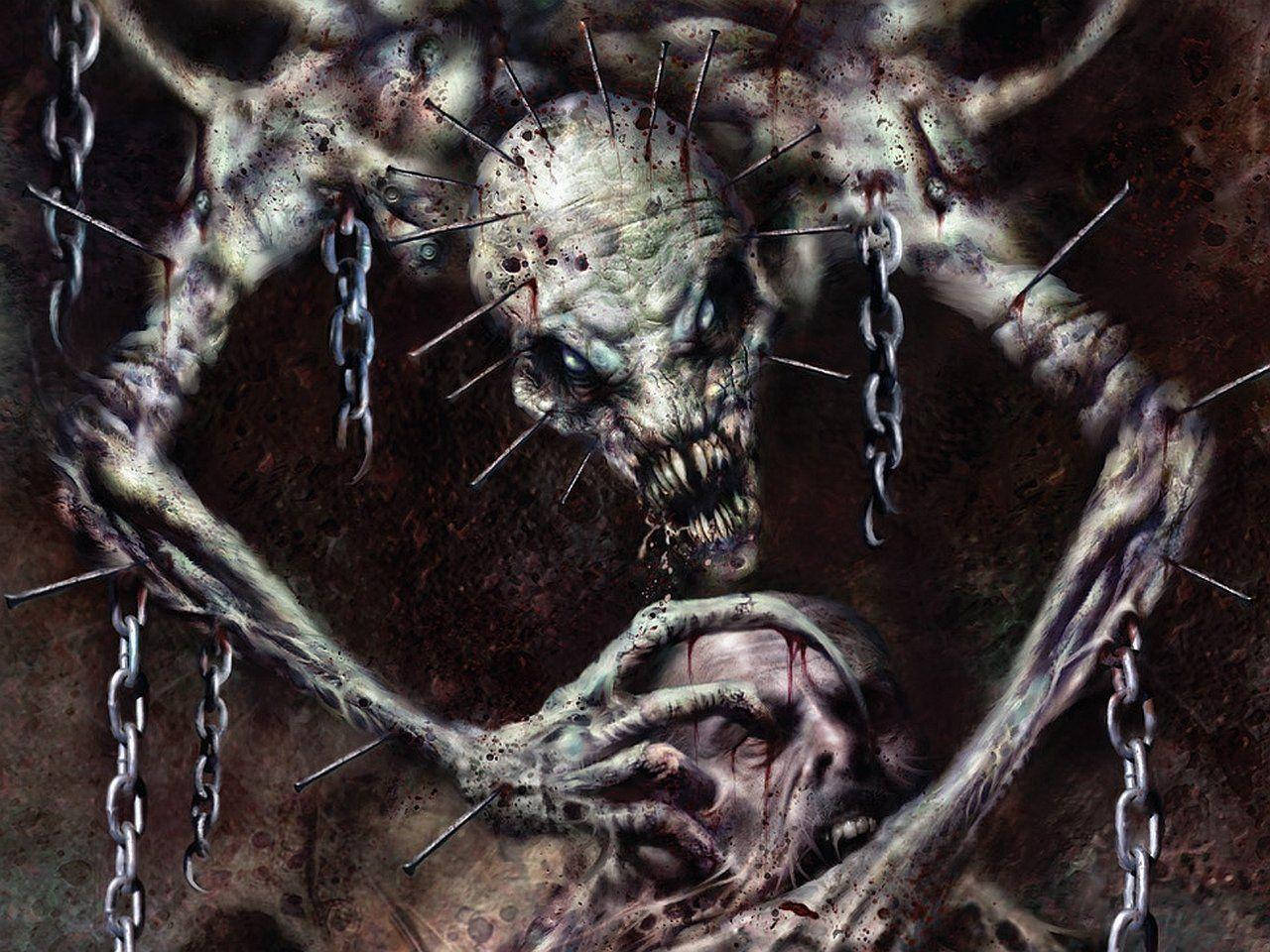 Pinhead Hell Creature Wallpaper