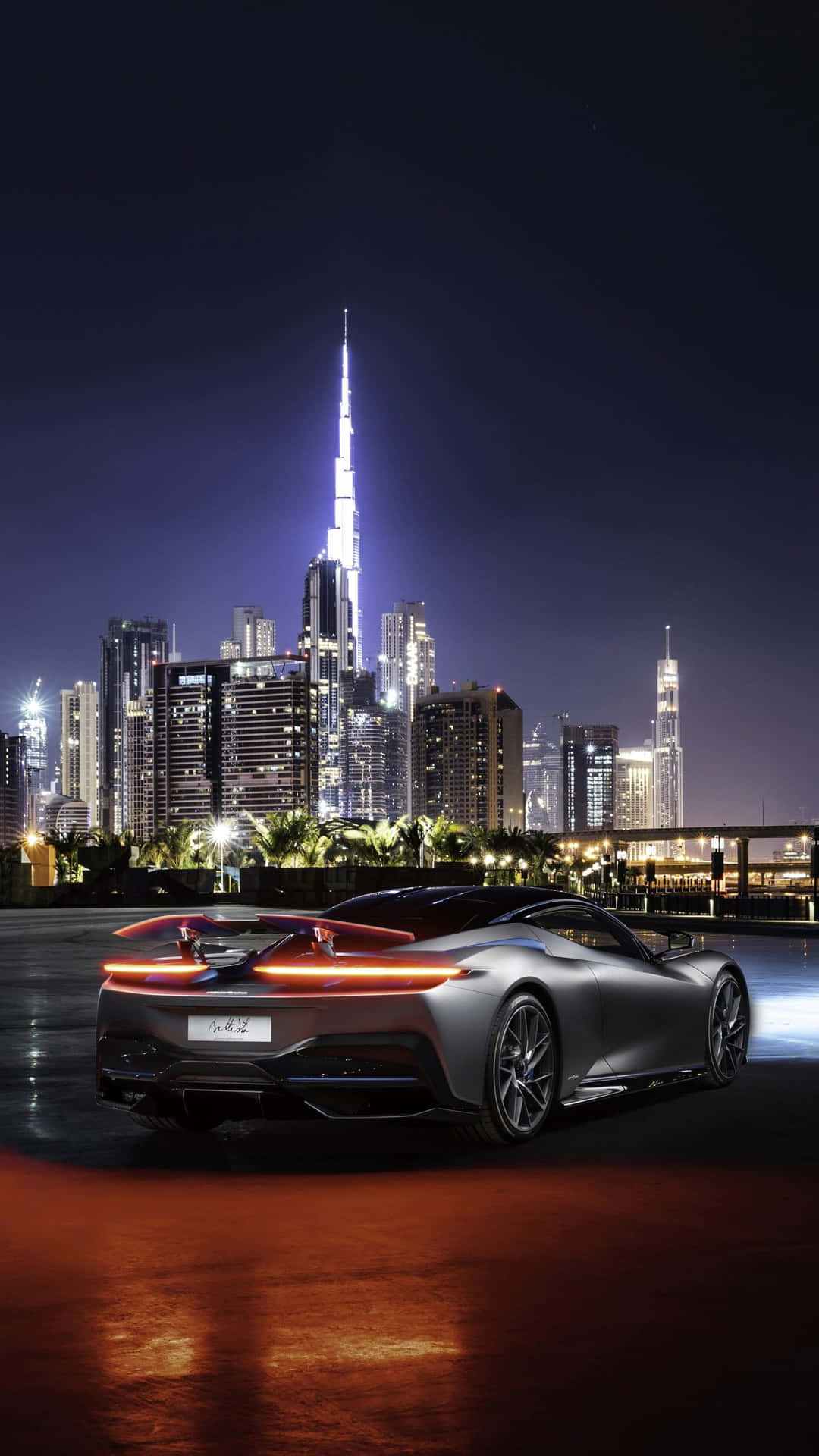 Sleek Pininfarina Concept Car in Action Wallpaper