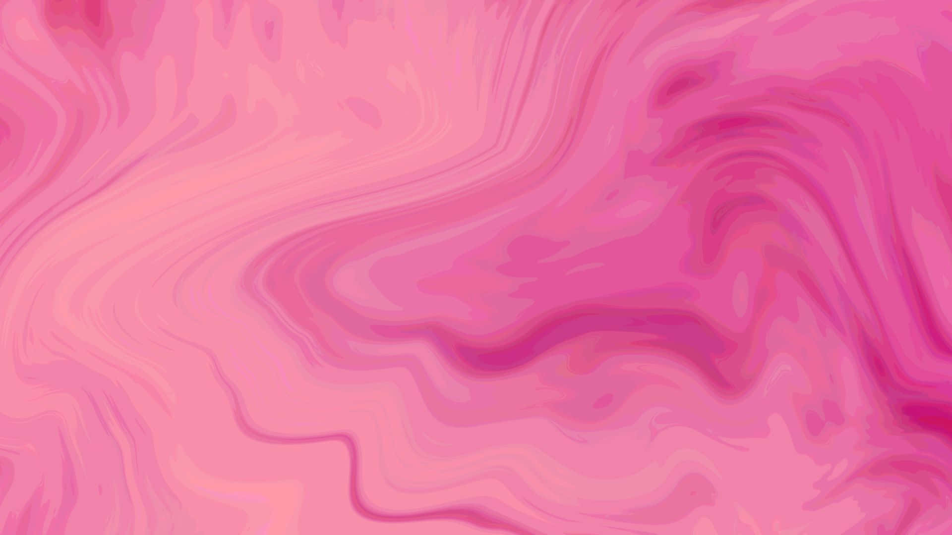Elegant Pink Abstract Waves Wallpaper