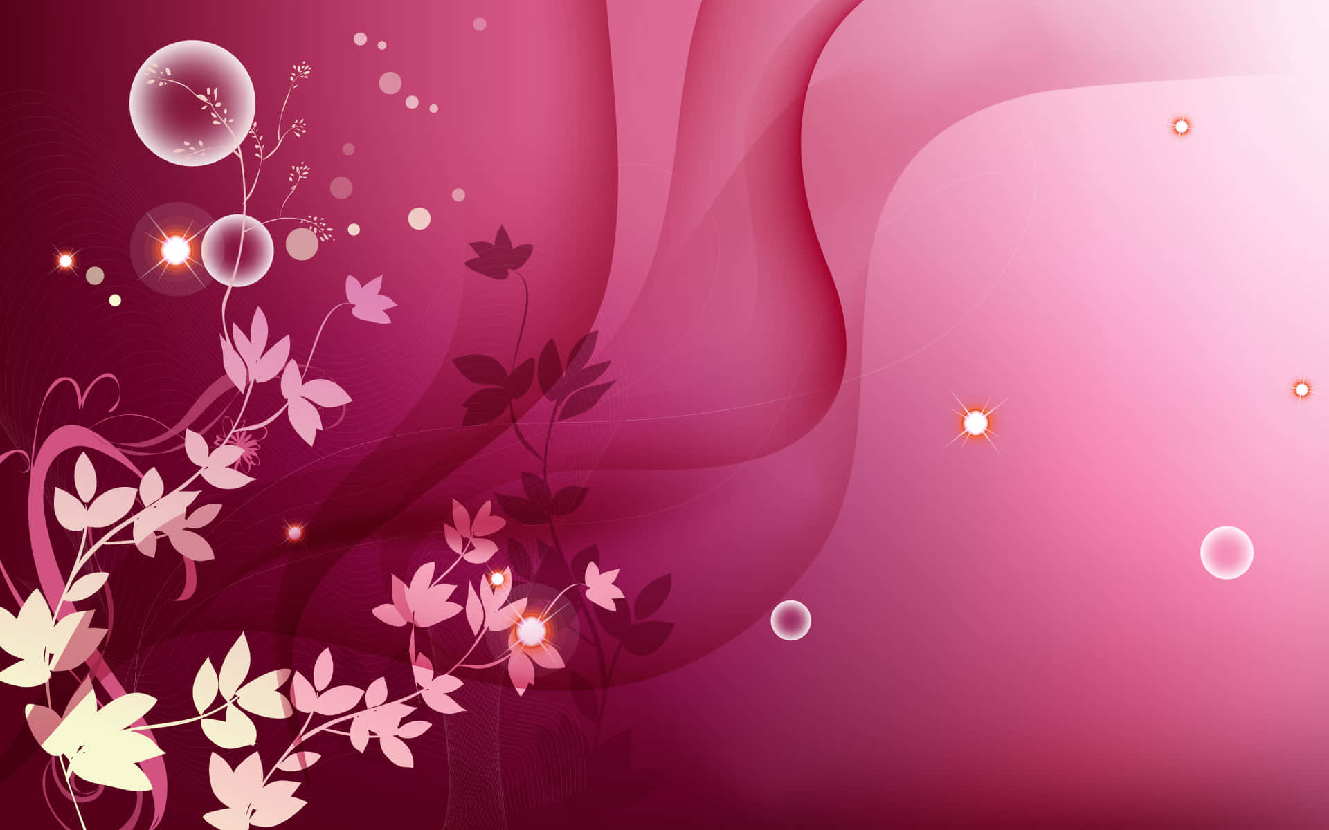 Captivating Pink Abstract Design Wallpaper