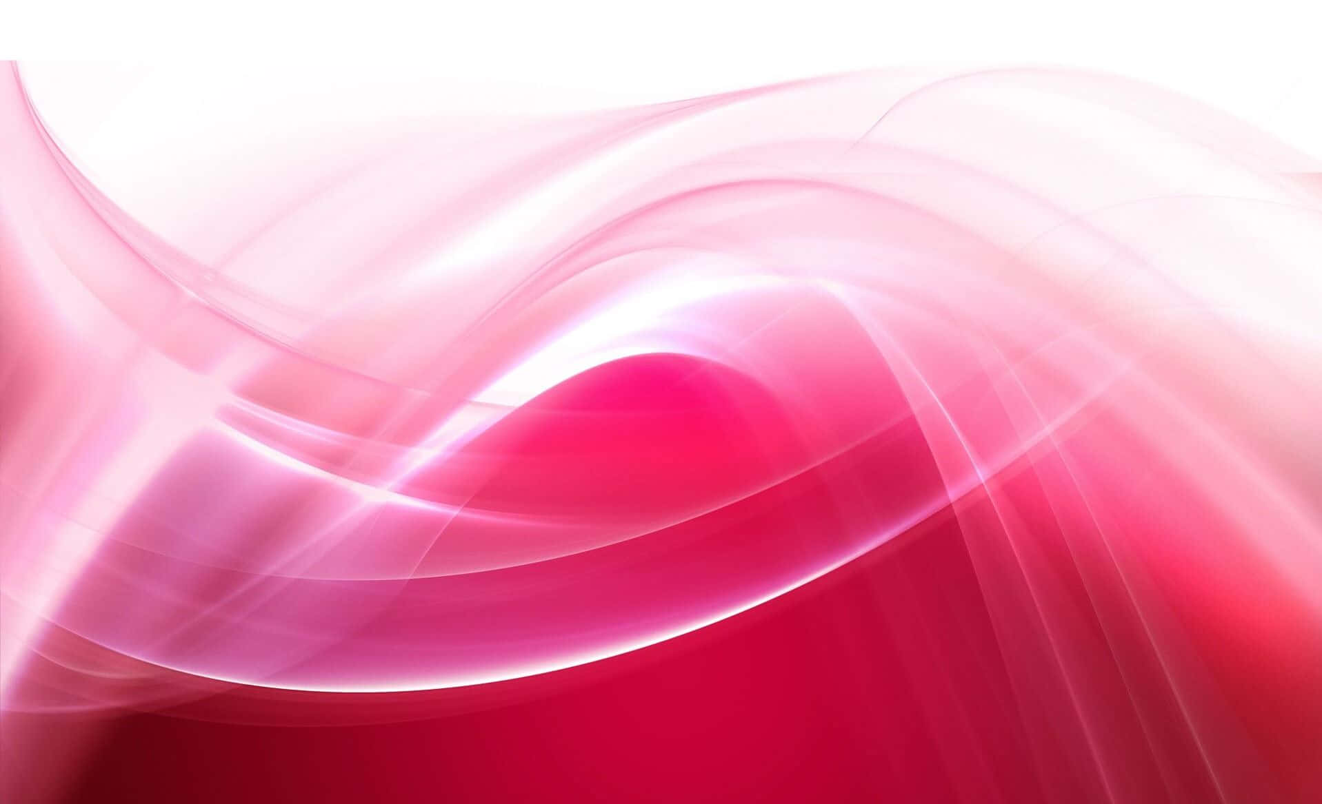 A Pink Abstract Background With A Wave Pattern
