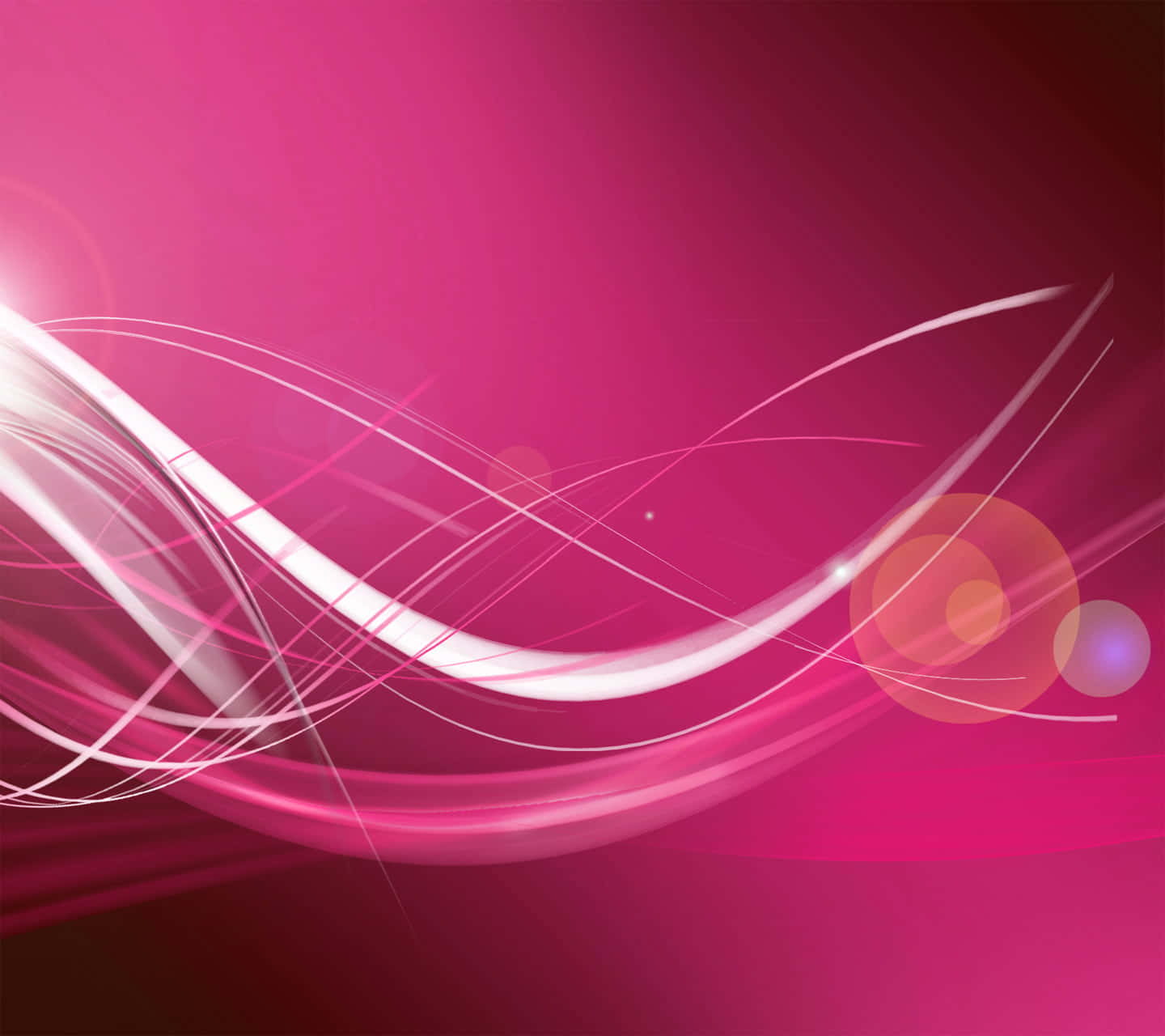 Form and color collide in this vibrant pink abstract background