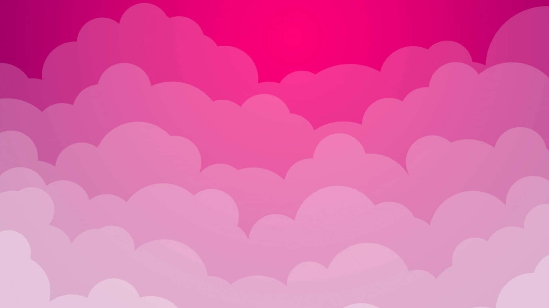 Pulsing Pink Abstract Background