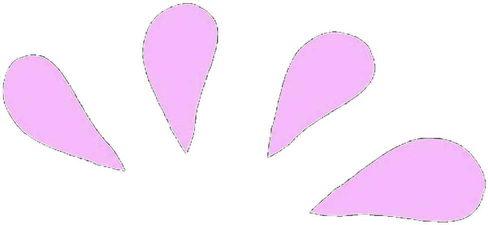 Pink Abstract Shape Overlay PNG