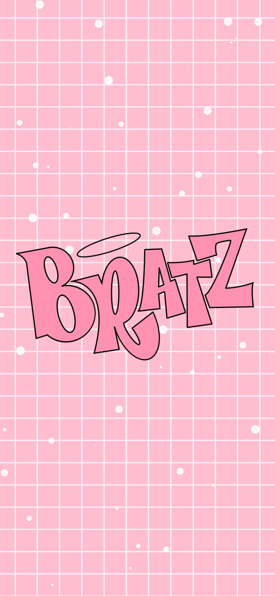 Sfondoestetico Rosa Con Il Logo Di Bratz