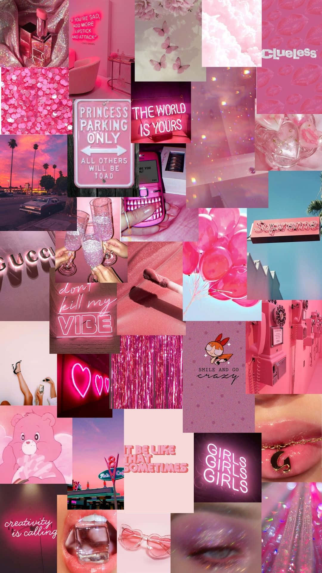 Download Pink Aesthetic Background | Wallpapers.com
