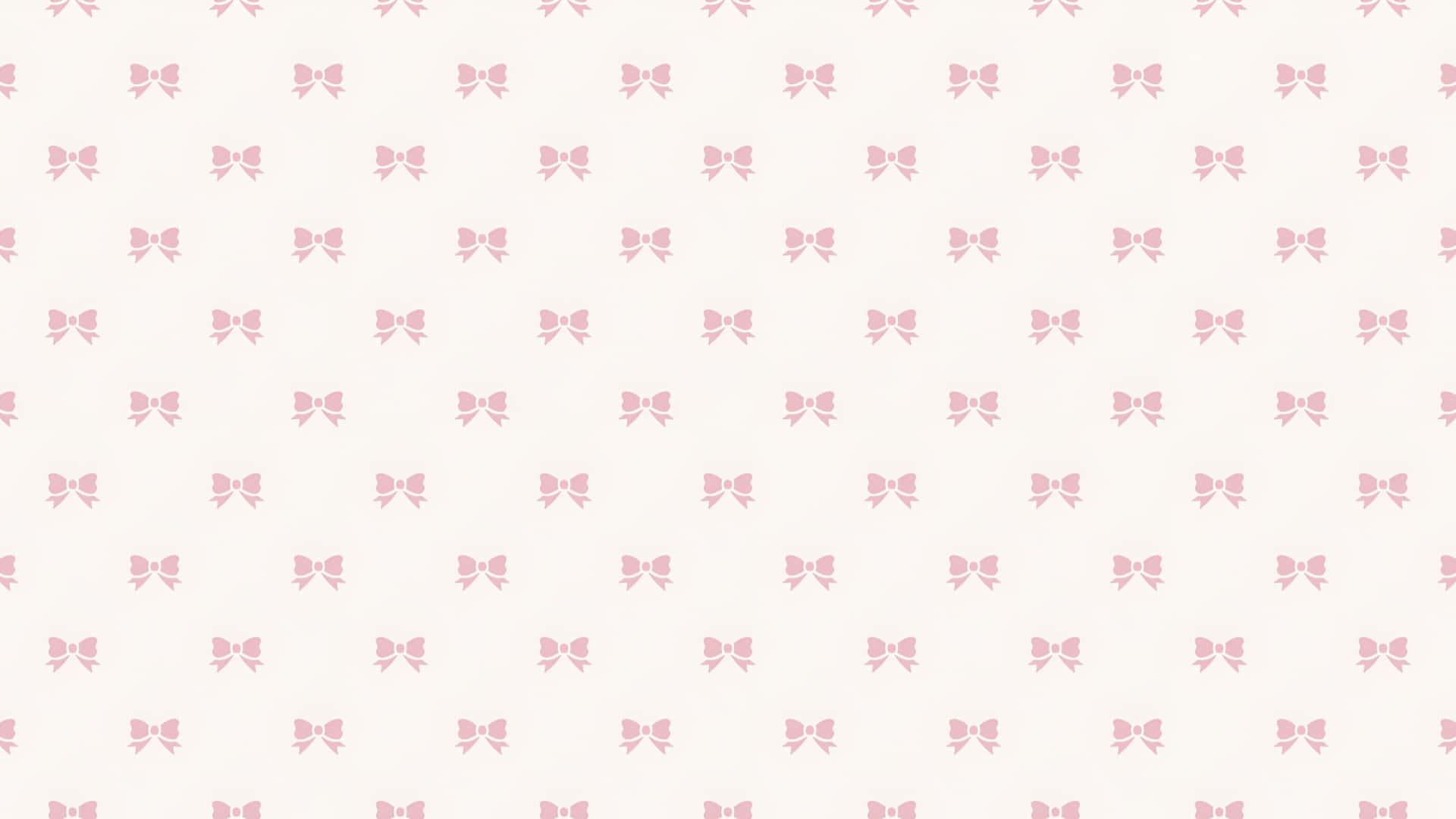Pink Aesthetic Bow Pattern Wallpaper
