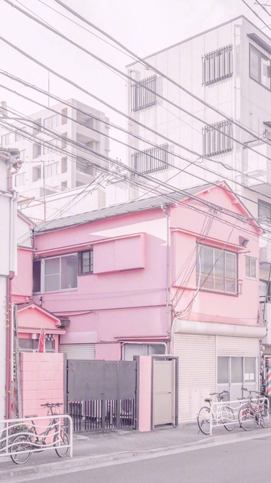Pink Aesthetic Home Wallpaper