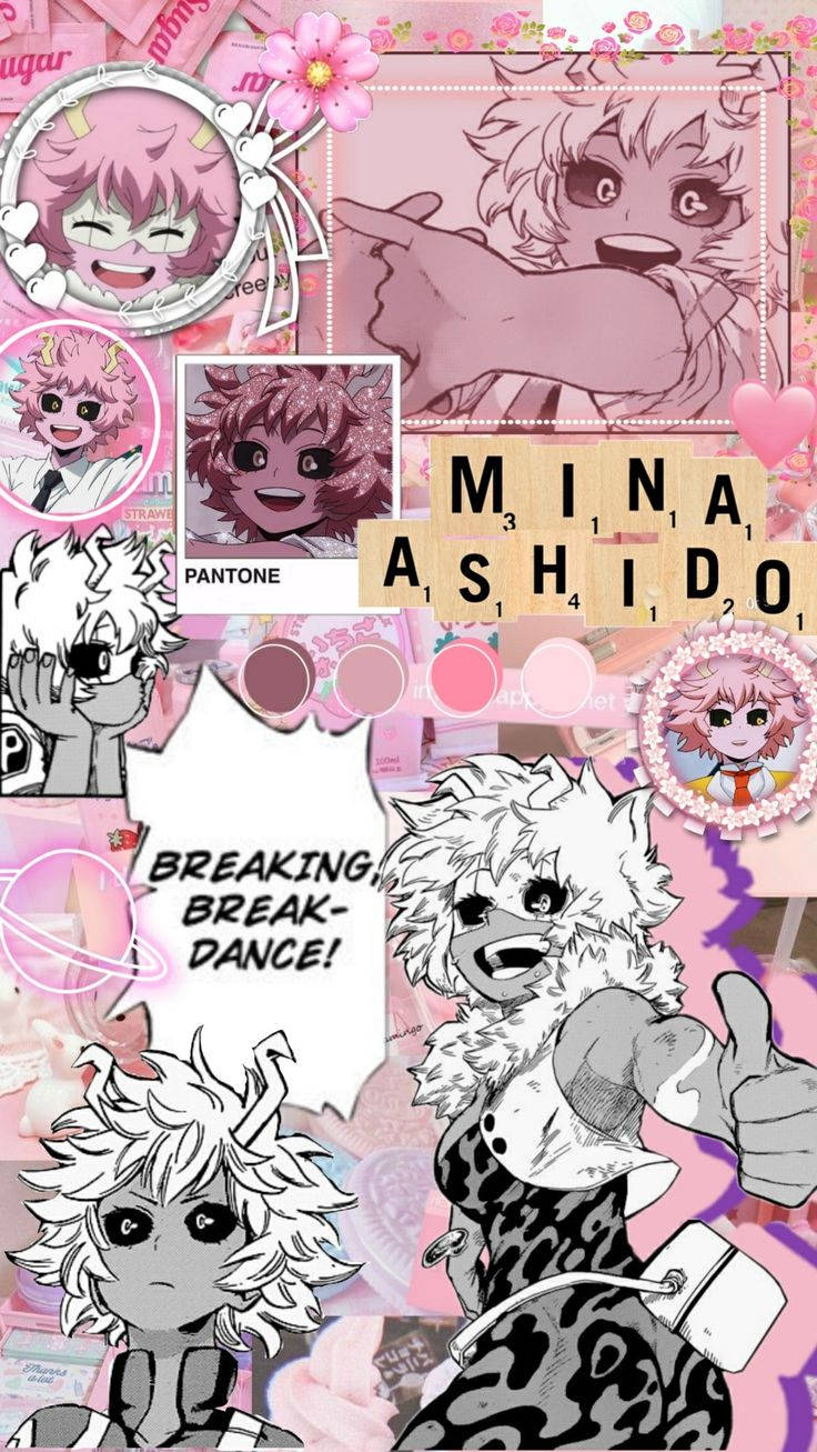 Pink Aesthetic My Hero Academia Mina Ashido