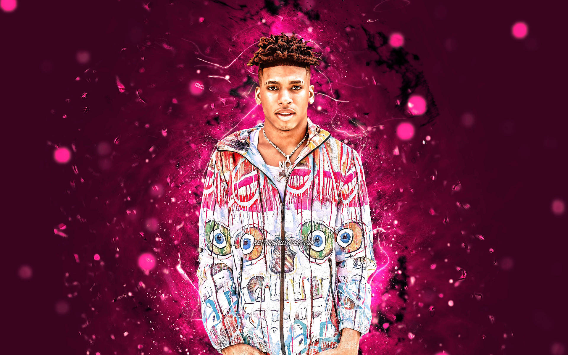 Nle Choppa bringing us something special with a pink aesthetic Wallpaper