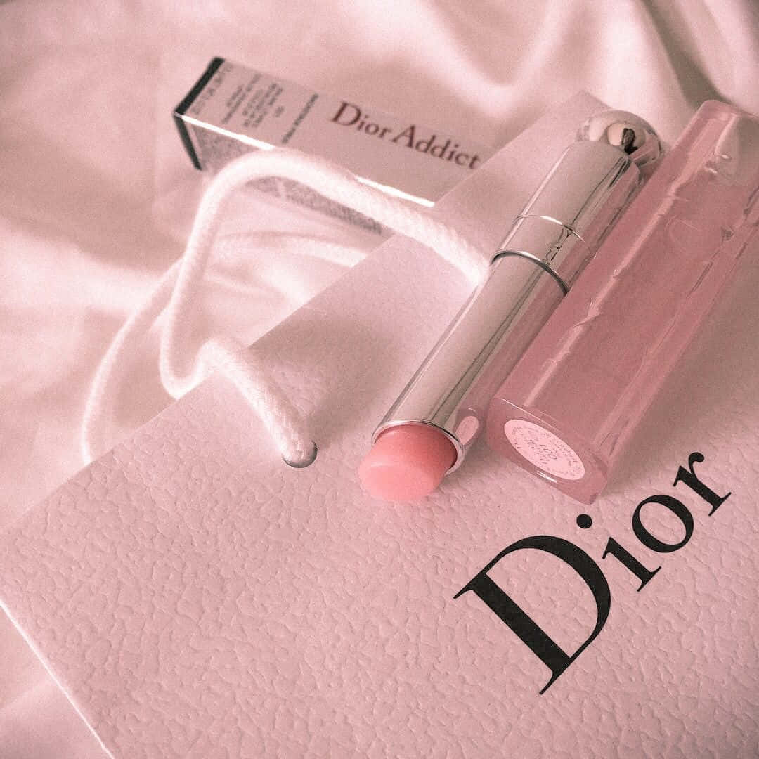 Immaginedi Cosmetici Dior Dallo Stile Estetico Rosa