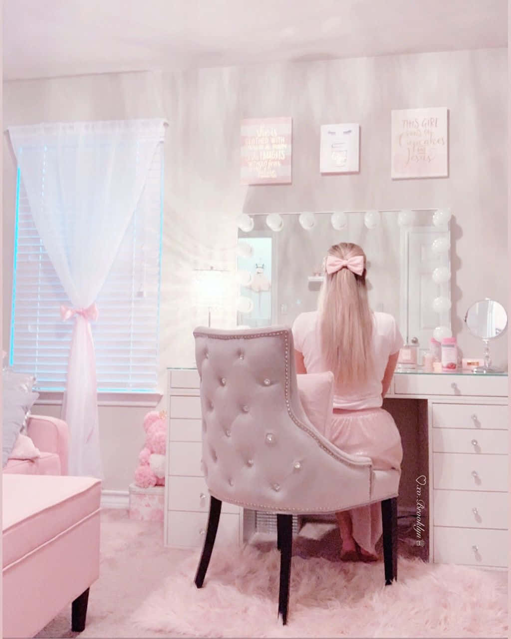 Pastel Pink Aesthetic Room Picture