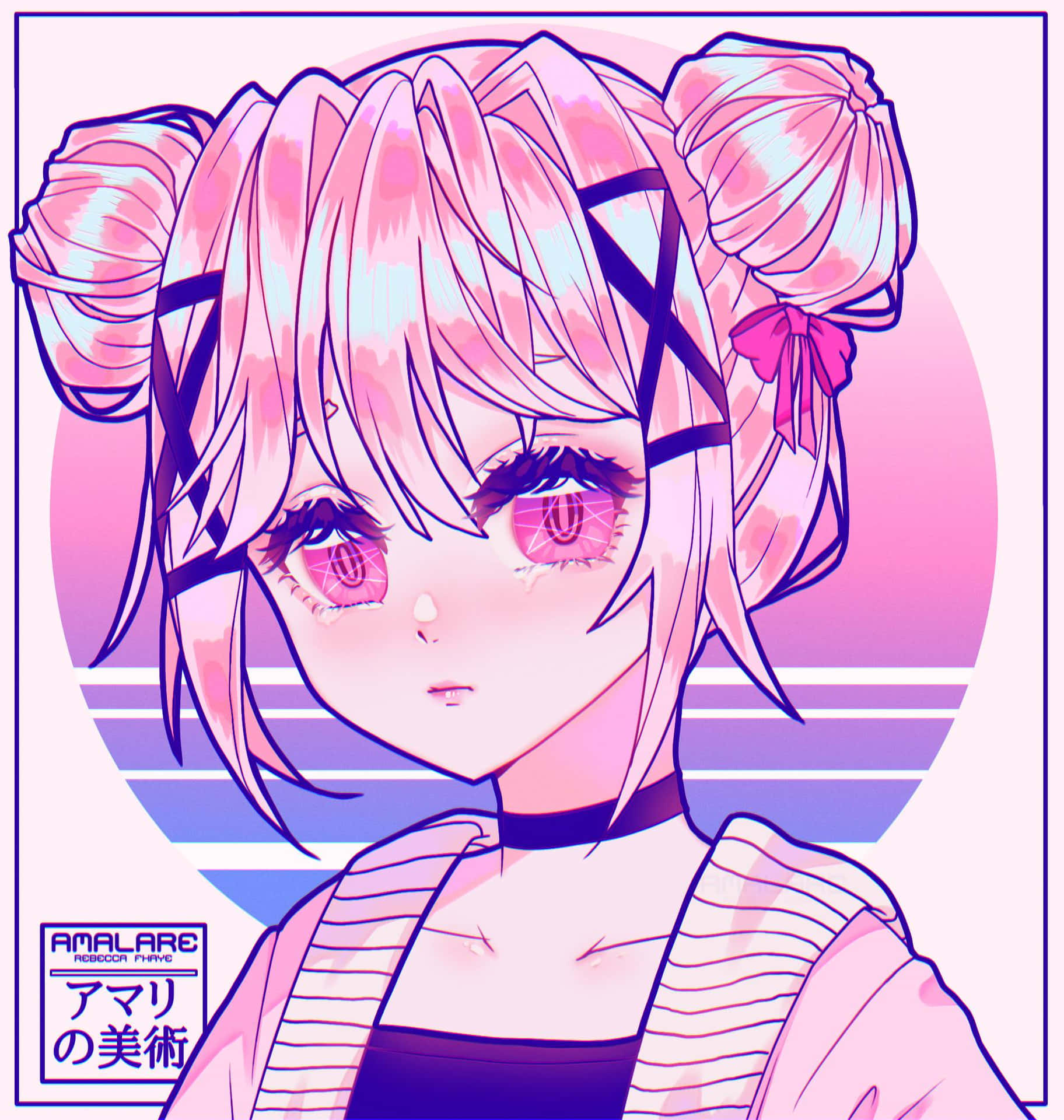 Pink Aesthetic Anime Girl Picture