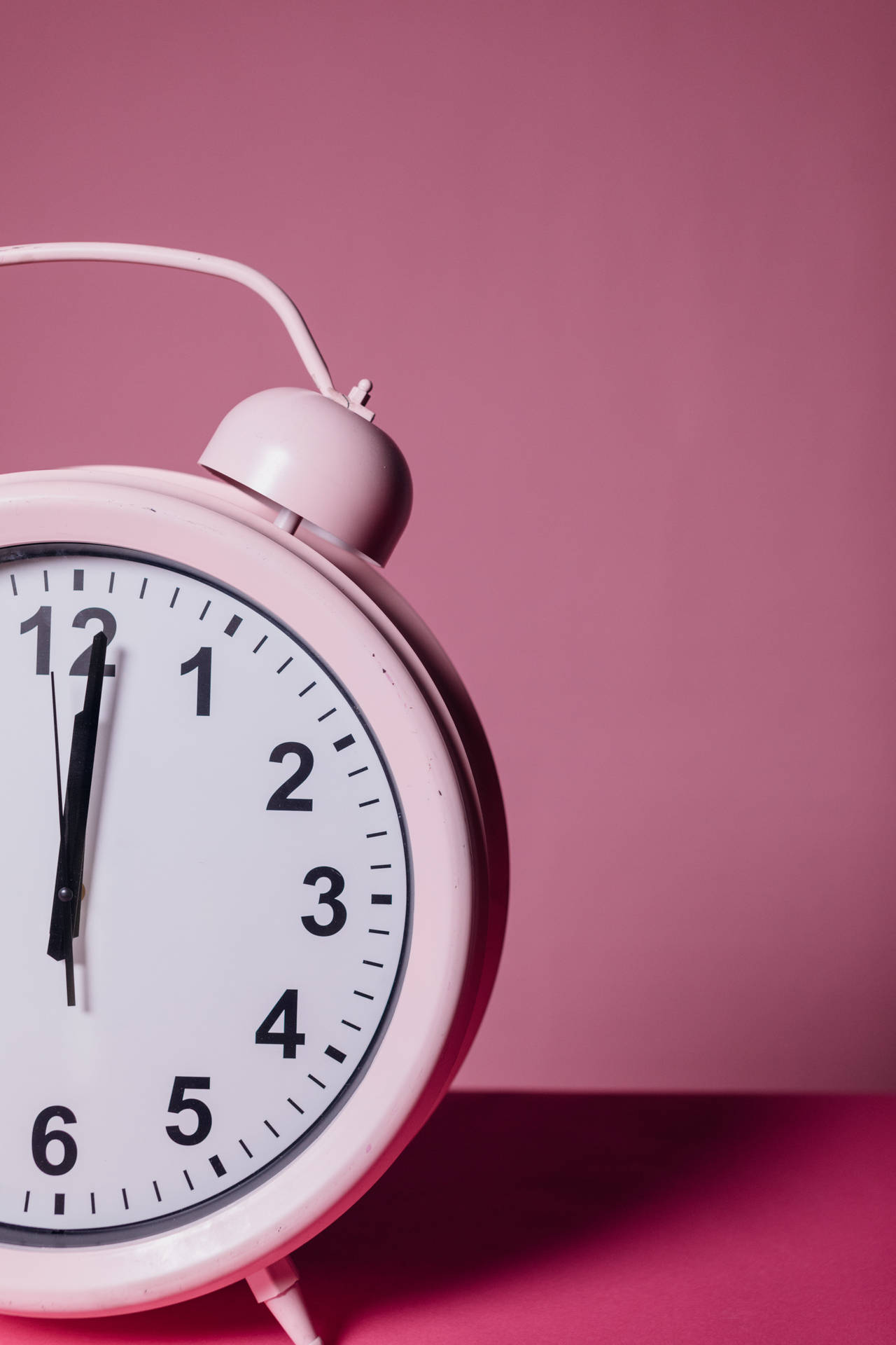 Pink Alarm Clock Wallpaper
