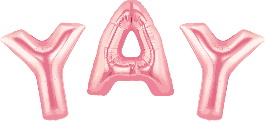 Pink Alphabet Balloons Y A Y PNG