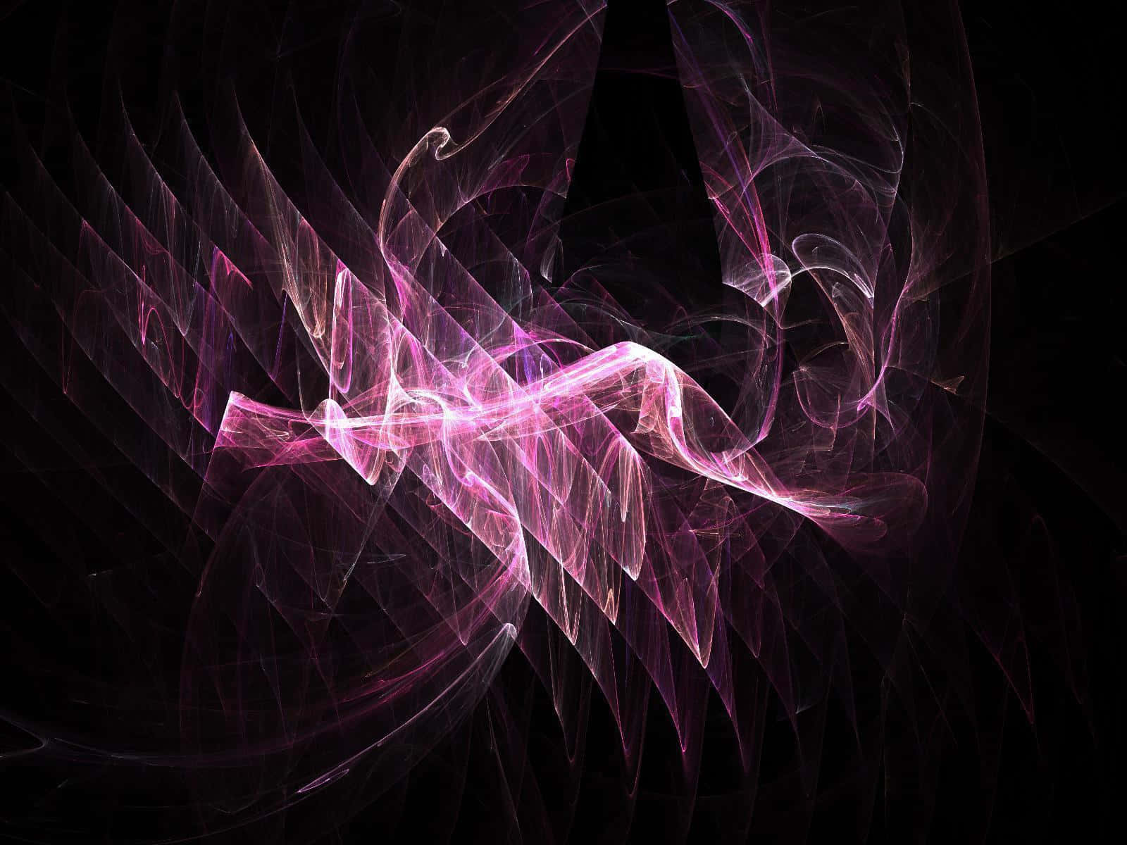 Smoke And Lines Abstract Pink And Black Background