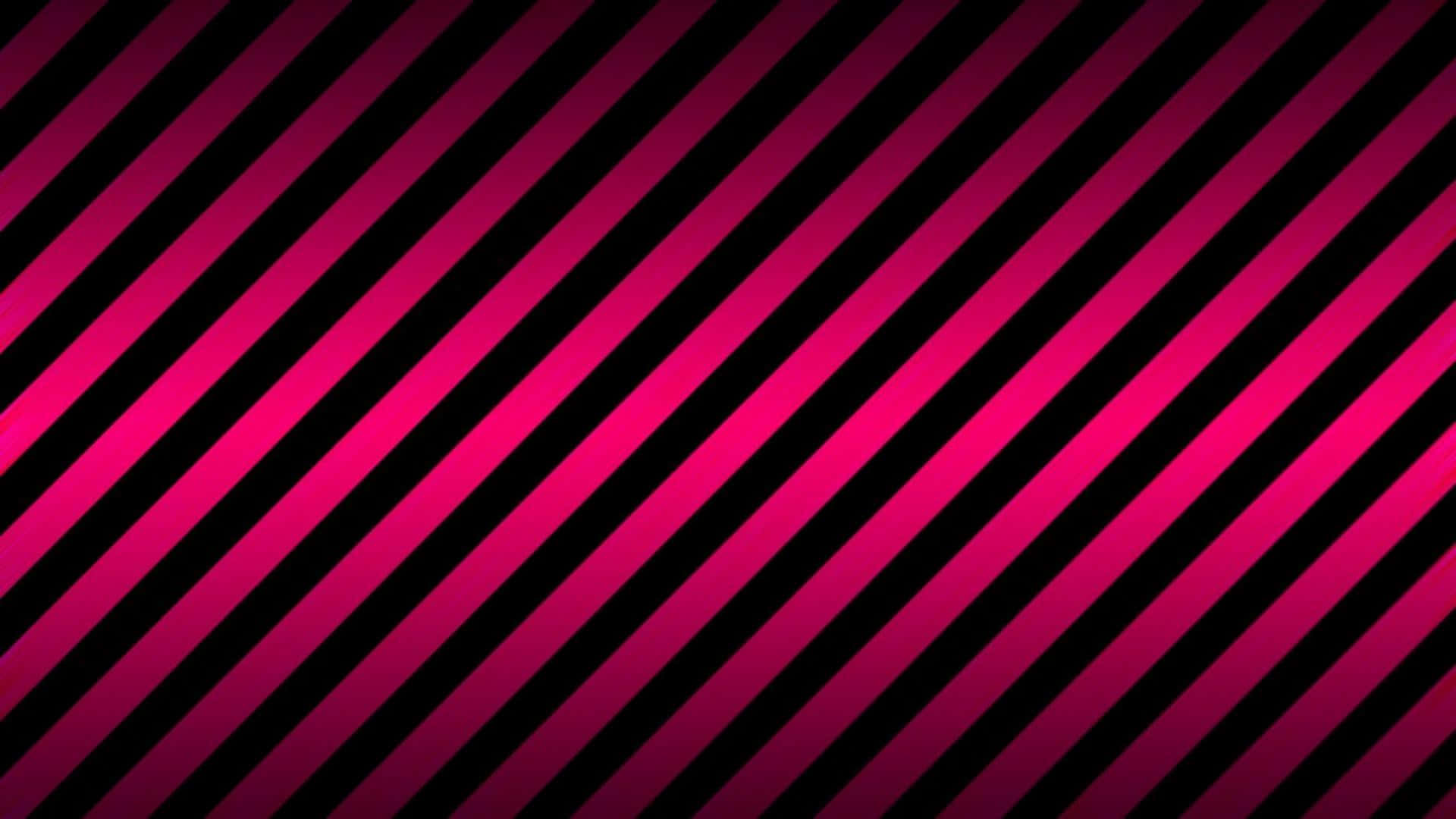 Diagonal Seamless Stripes Pink And Black Background