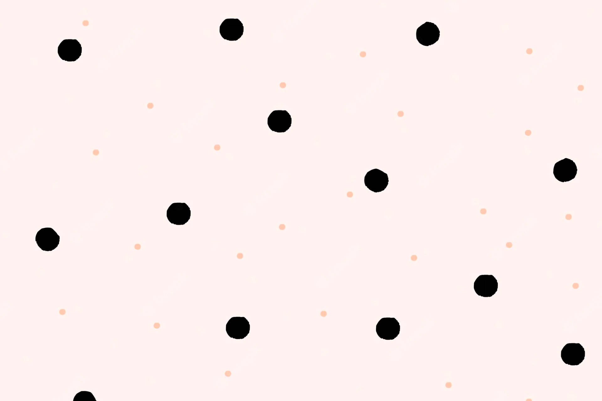 Pink And Black Dot Iphone