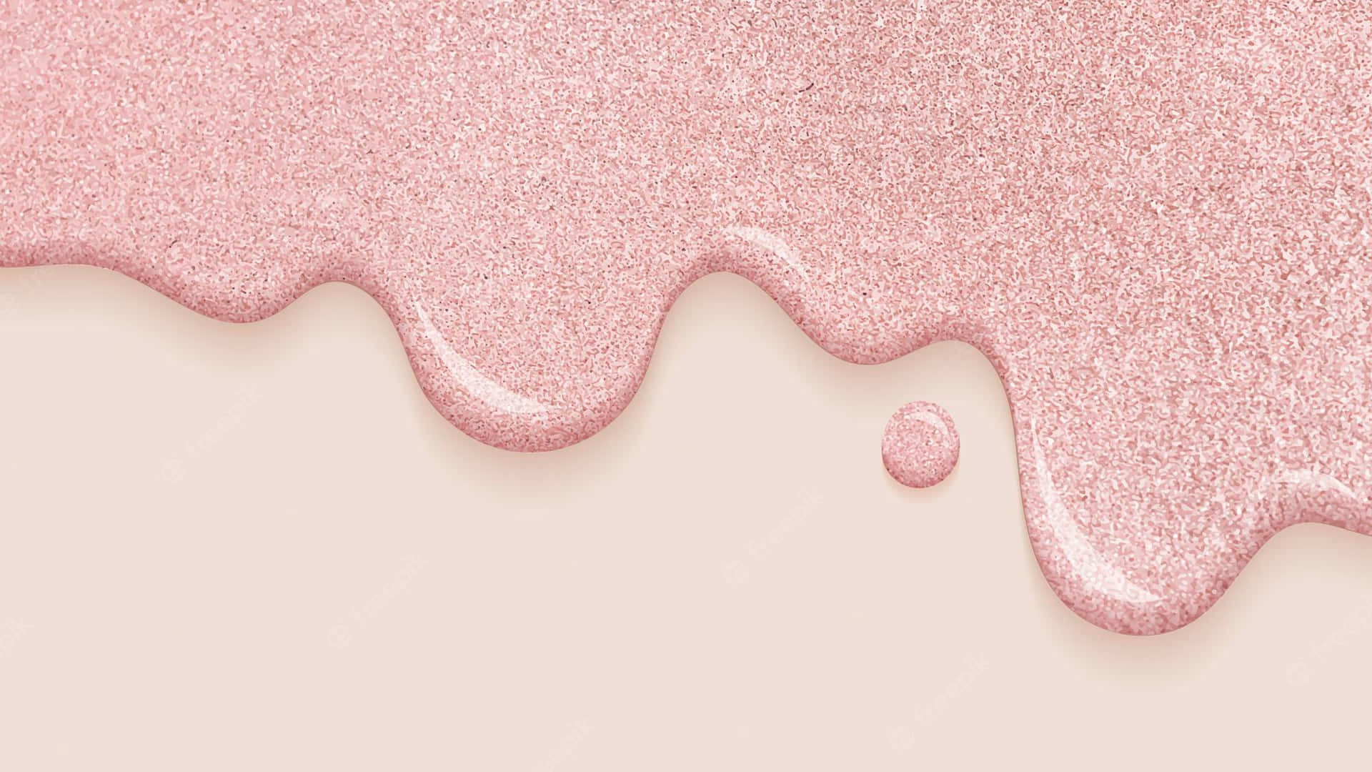 A Pink Liquid Dripping On A Pink Background Wallpaper
