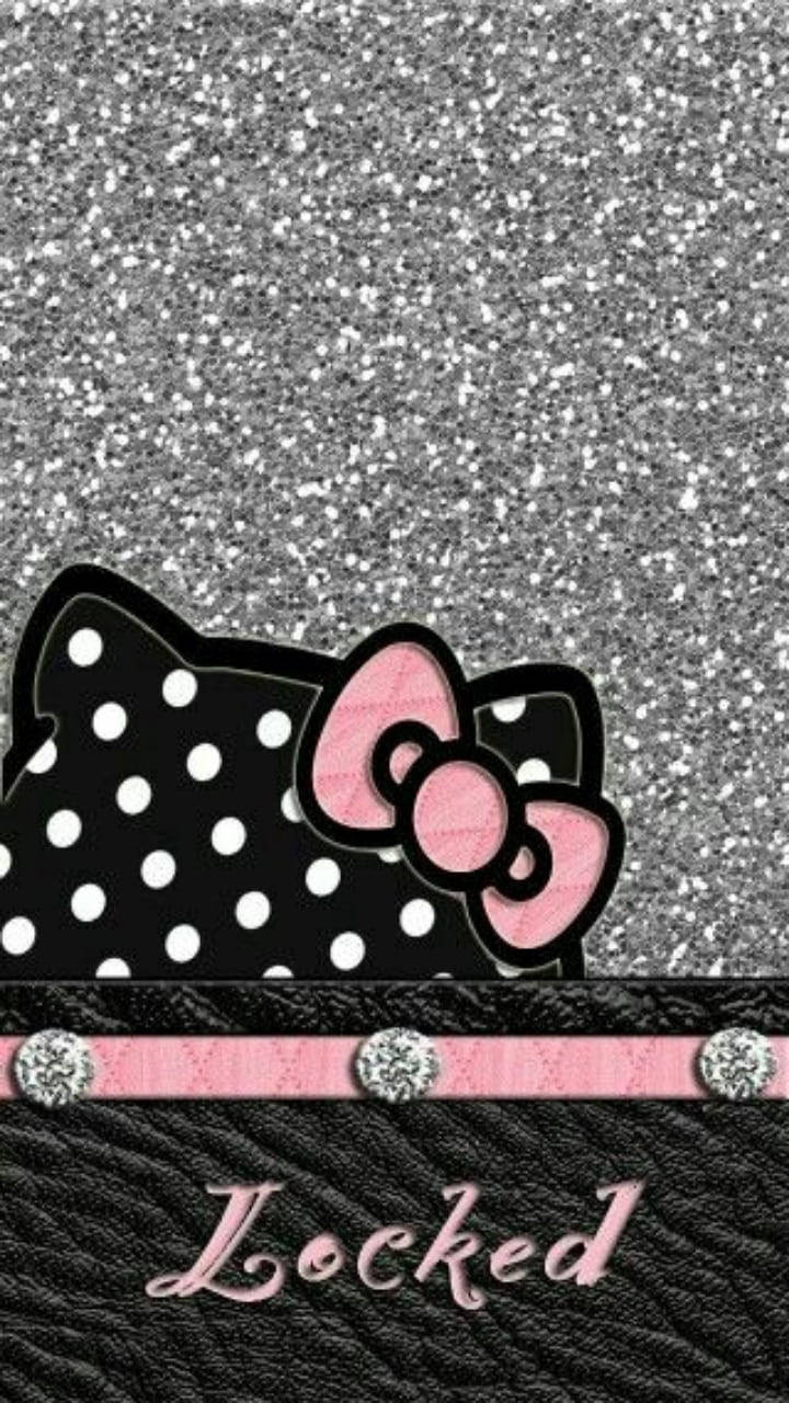 Pink And Black Hello Kitty Wallpaper