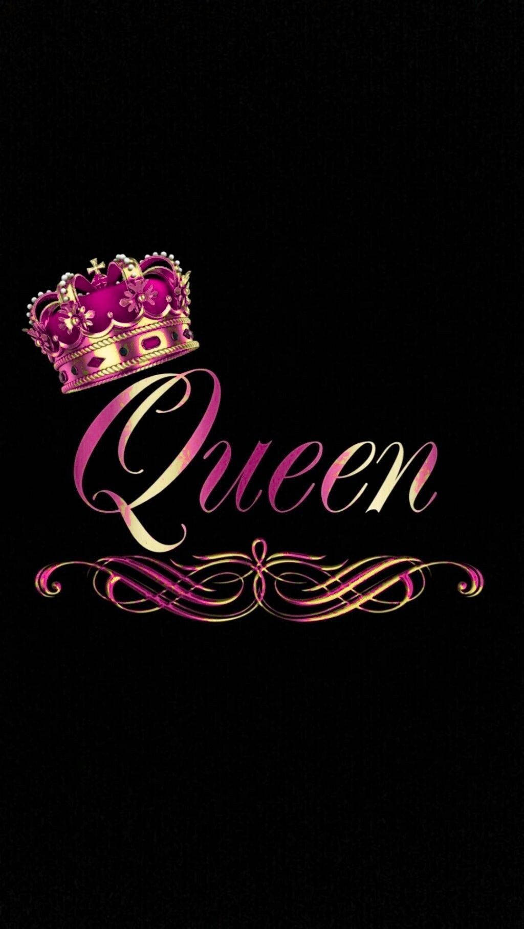 Download Pink And Black Queen Girly Wallpaper  Wallpaperscom