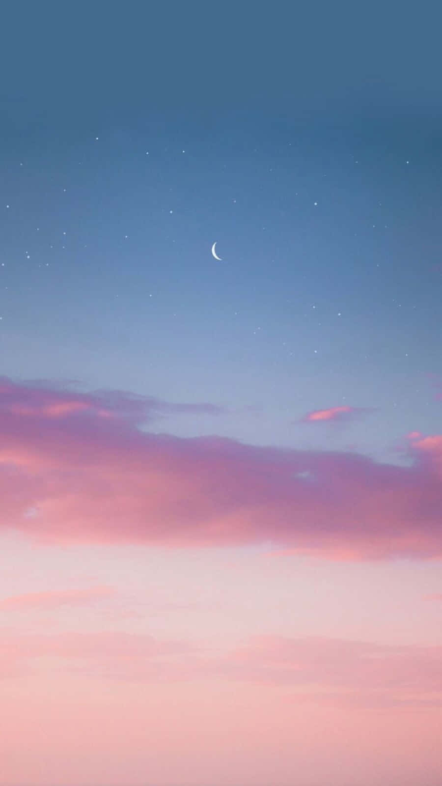A beautiful landscape of pink and blue hues Wallpaper