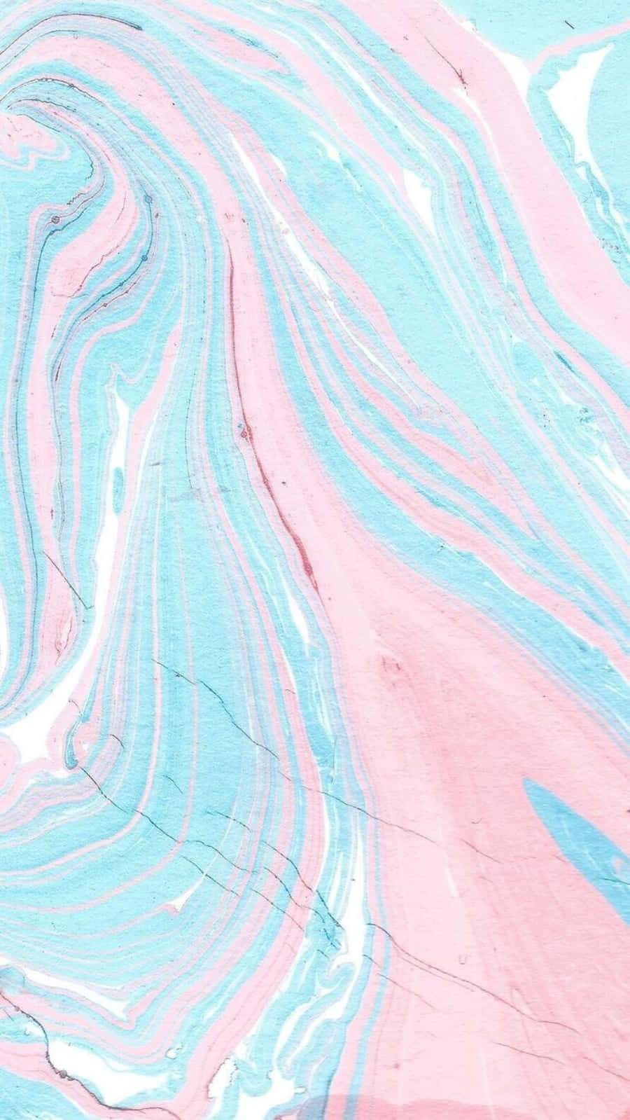 Pink And Blue Aesthetic Marble Wallpaper