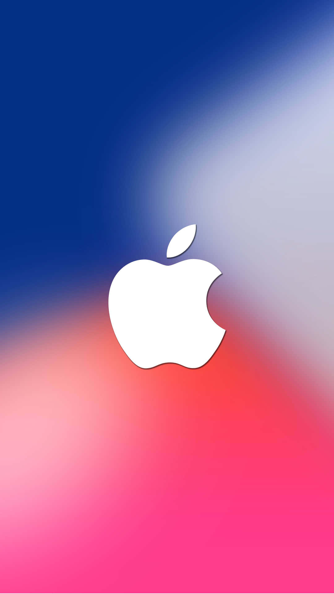 Lyserød og Blå Amazing Apple HD iPhone Tapet Wallpaper