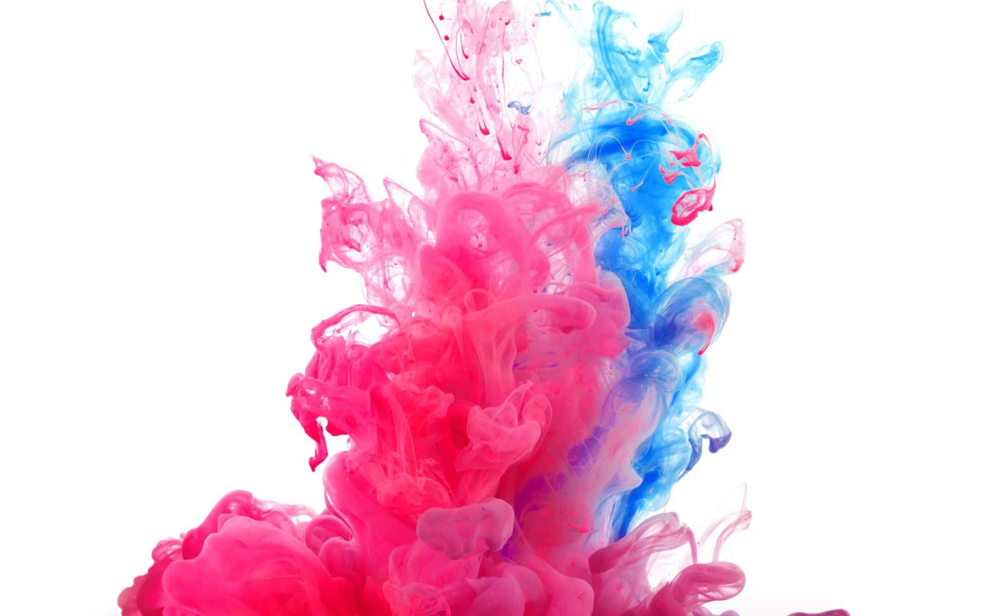Einwunderschöner Abstrakter Hintergrund In Den Farben Pink Und Blau