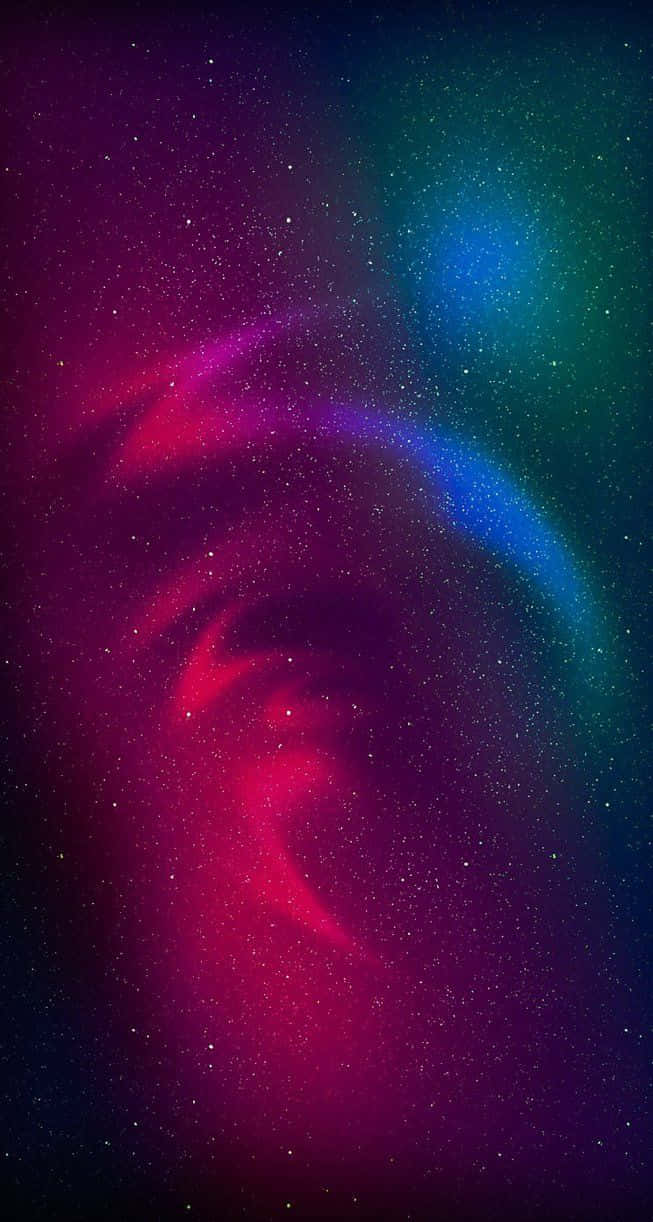 Lyserød og Blå Galakse Oprindelig Iphone 5s Wallpaper Wallpaper