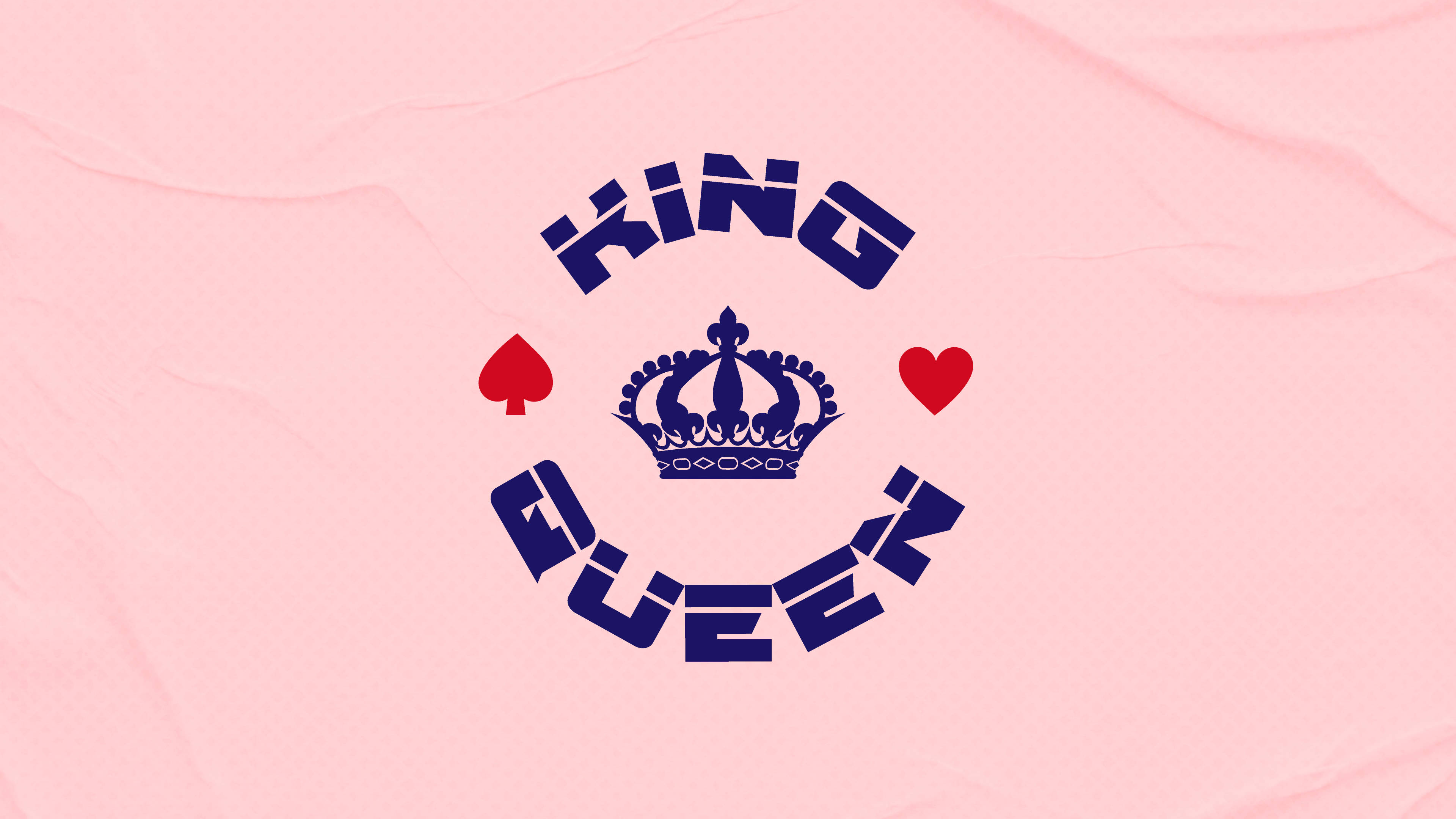Pink And Blue King And Queen Wallpaper