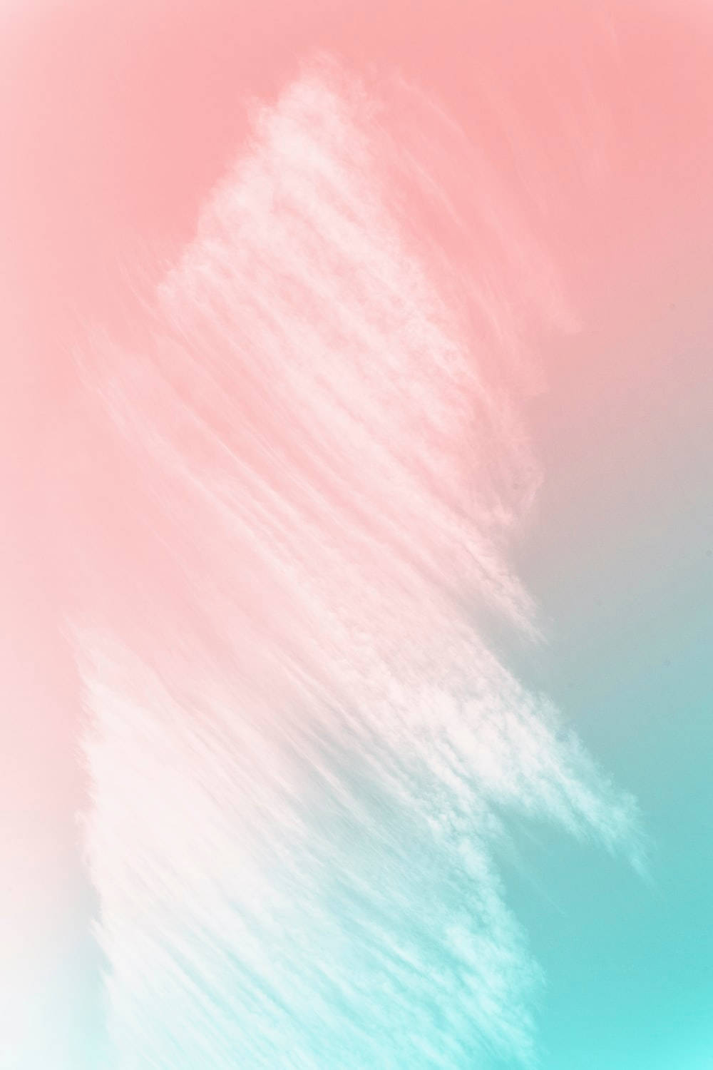 Pink And Blue Pastel Color Iphone Wallpaper