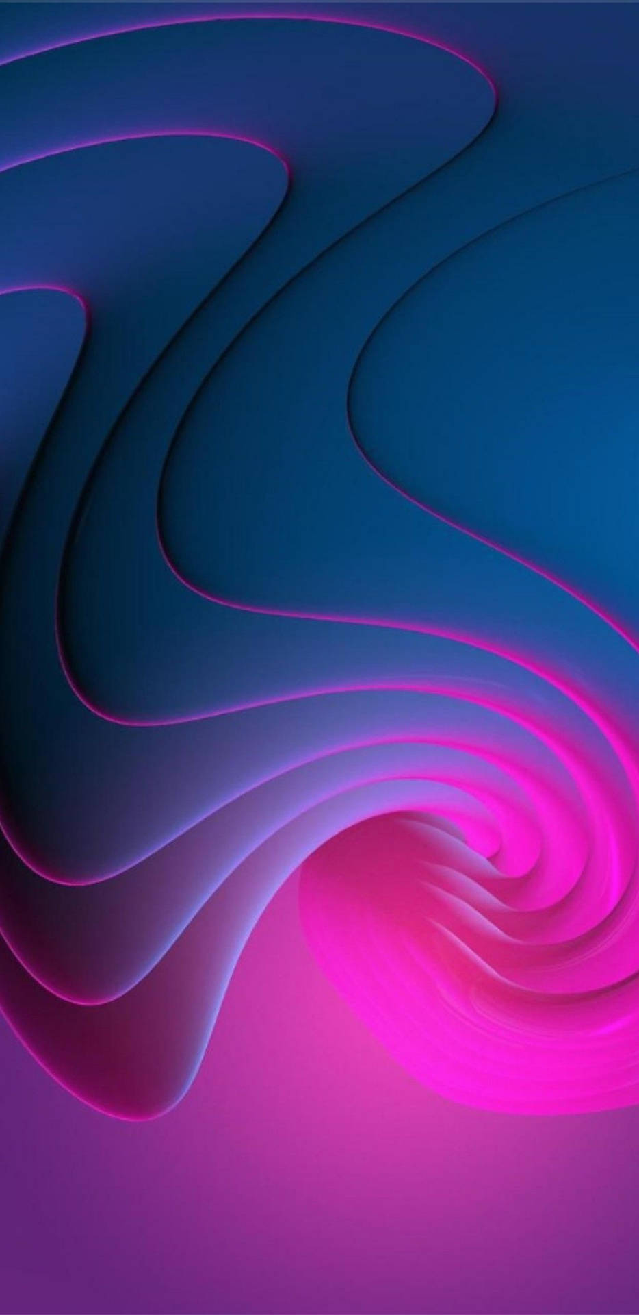 Pink And Blue Swirl Wallpaper