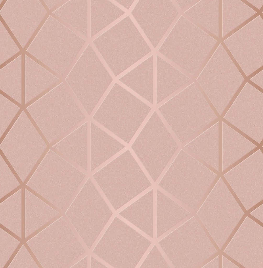Pink And Gold Bliss Wallpaper