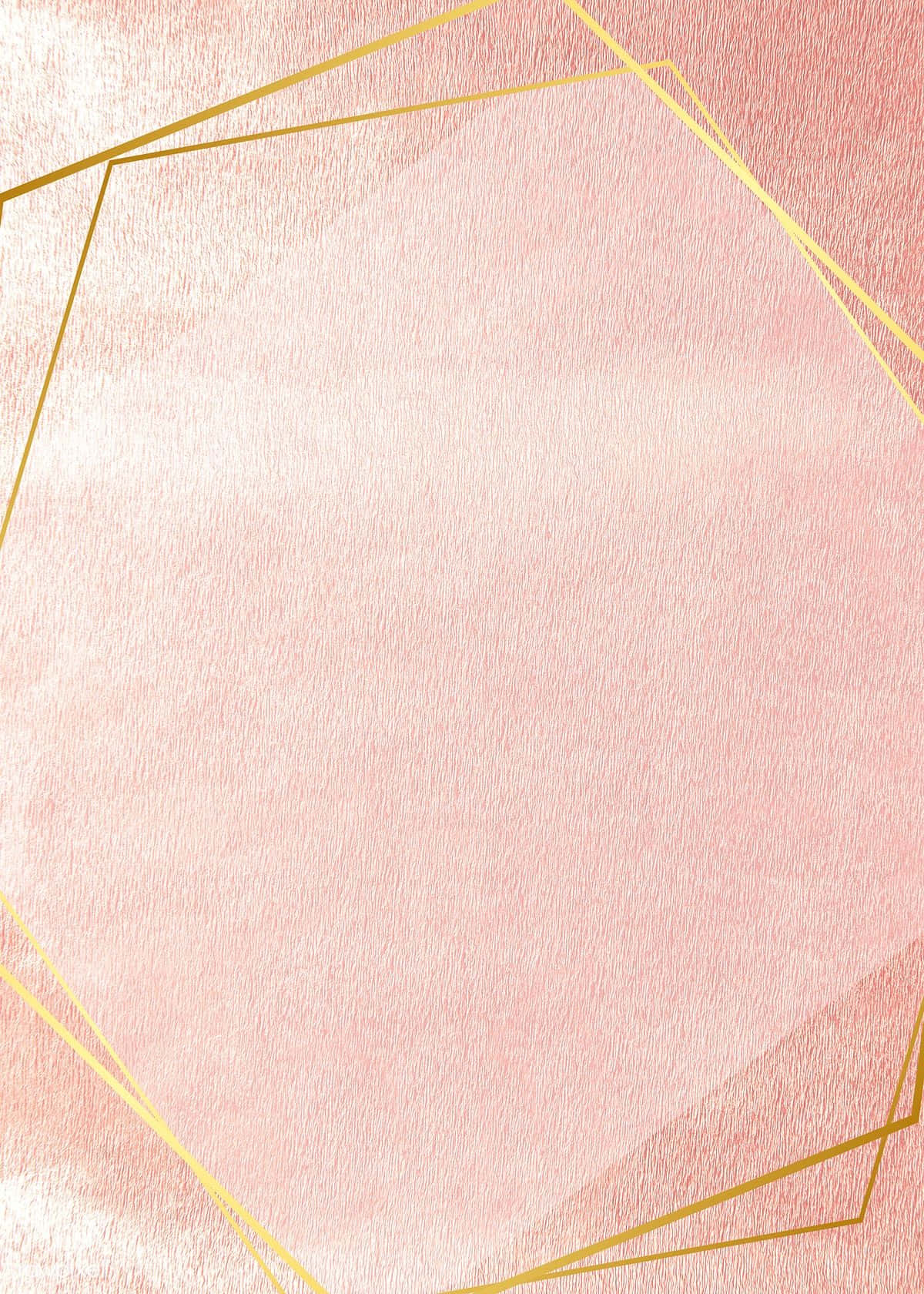 Delight in the Beauty of the Radiant Pink and Gold Wallpaper