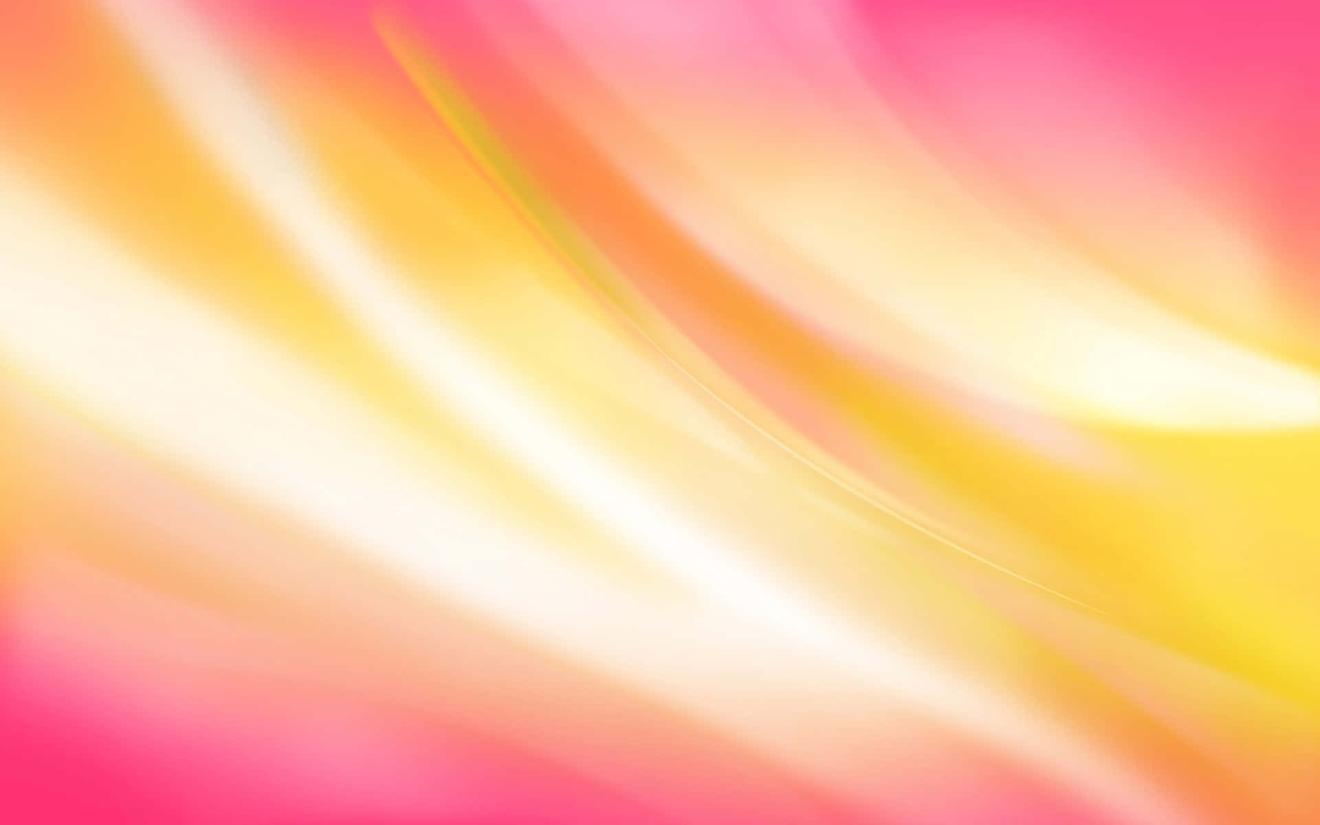 Radiant pink and golden waves Wallpaper