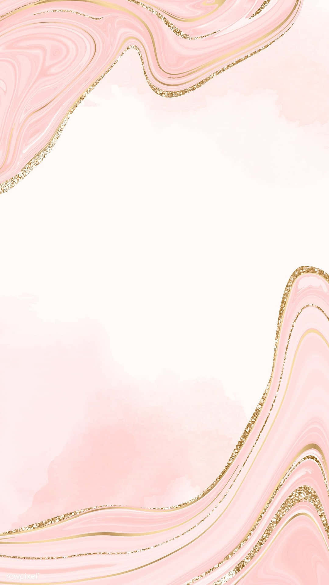 Enjoy the warm combination of Pink and Gold Wallpaper