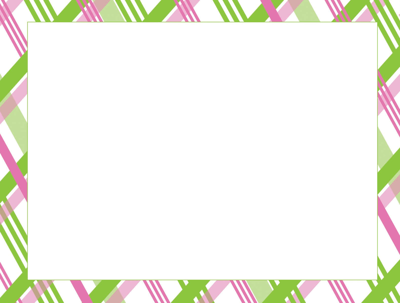 Pink And Green Background Lines Border
