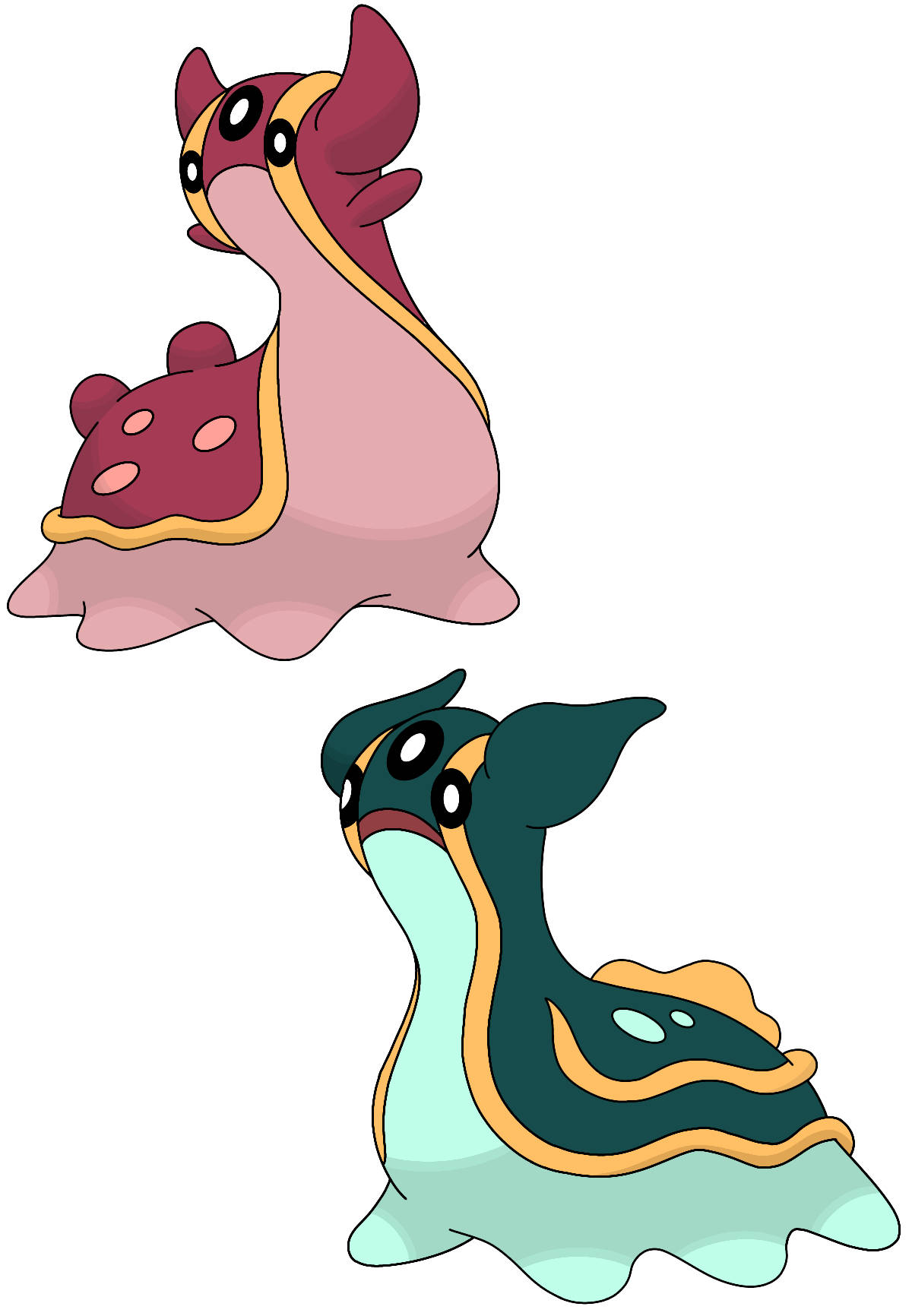 Pink And Green Gastrodon Picture
