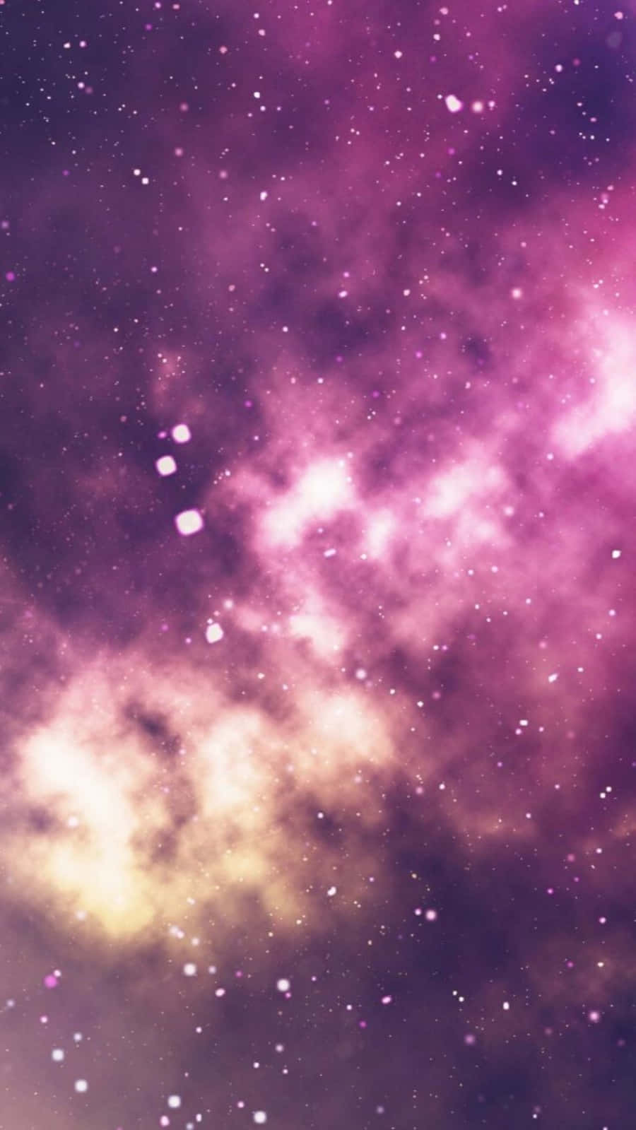 Aesthetic Pink And Purple Galaxy Digital Artwork Wallpaper