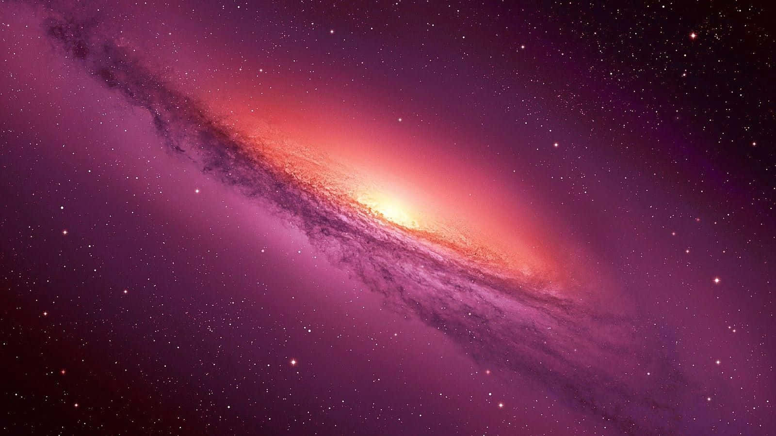 A Captivating View of a Vibrant Pink and Purple Galaxy Wallpaper