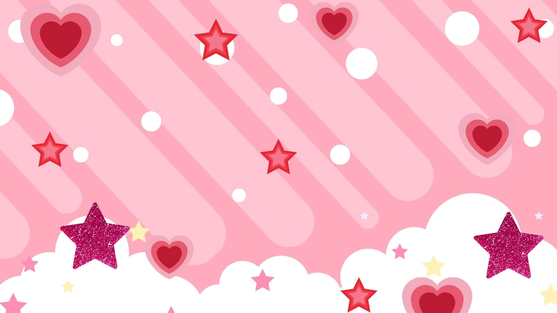 A vibrant background of pink and red